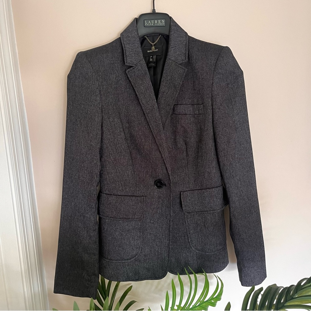 Mango Women's Gray Blazer